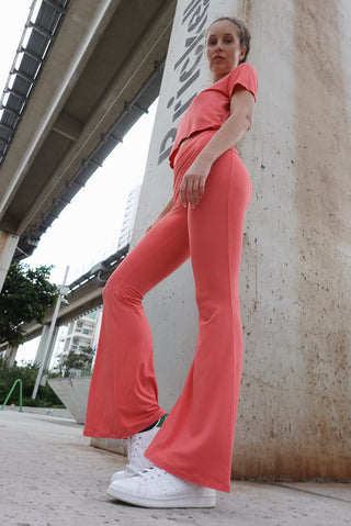 Essential Women's Bamboo Foldover Flares